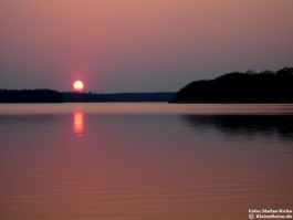 Sonnenuntergang am Gudelacksee